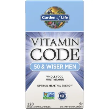 Vitamin Code 50 & Wiser Men 120 vcaps by Garden Of Life