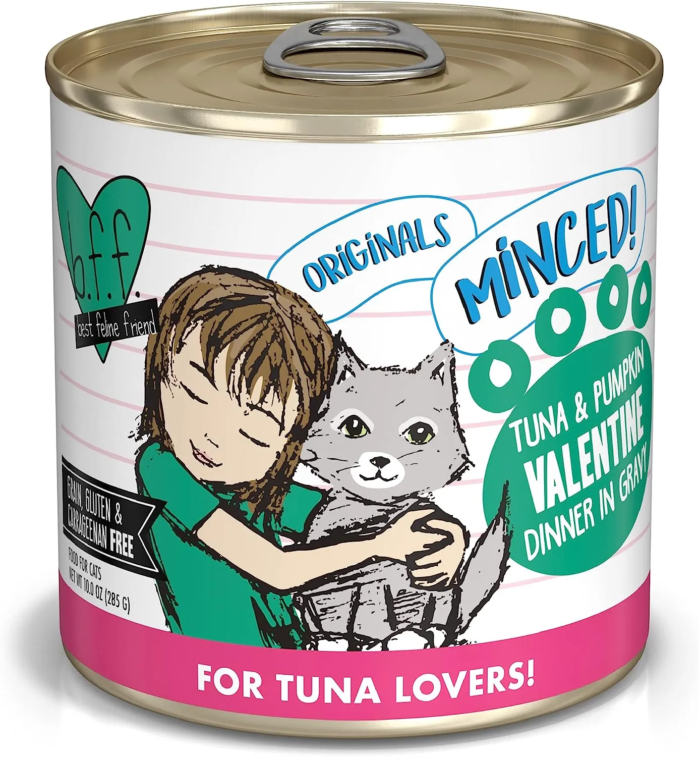 Weruva B.F.F Best Feline Friend Tuna & Pumpkin Valentine