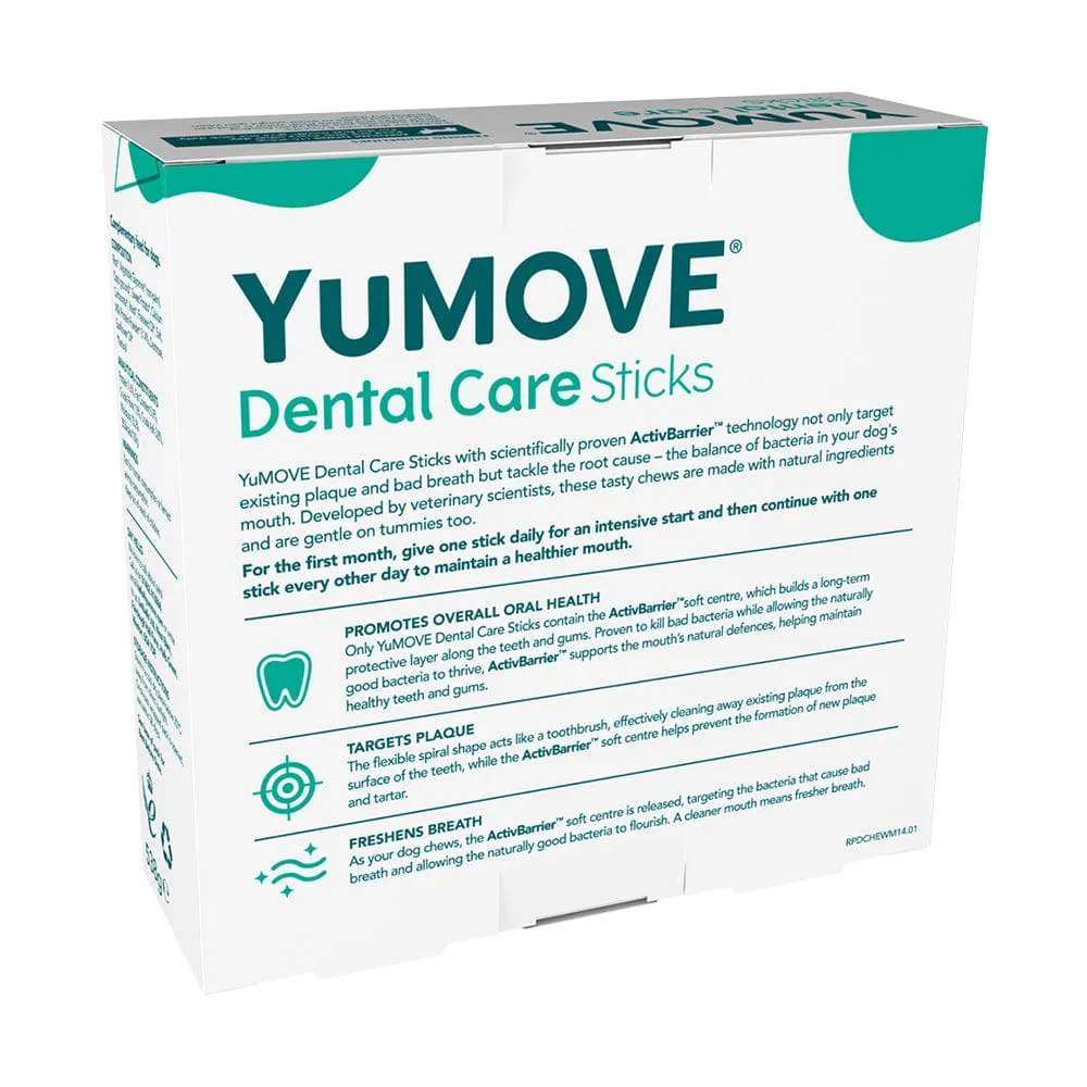 YuMOVE Dental Care Sticks - Daily Double Pack