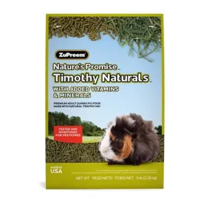 Zupreem Natures Promise Guinea Pig Pellets Food 5 Lb